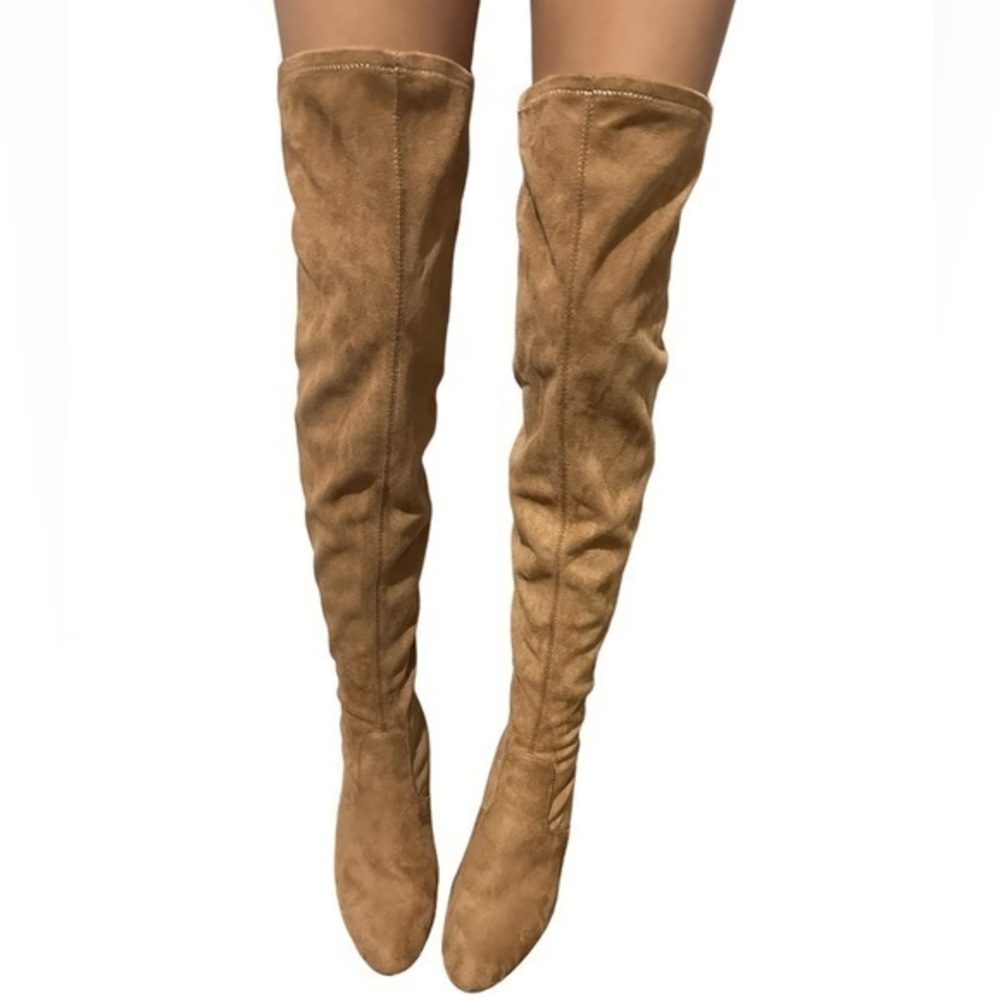 STEVE MADDEN EMOTIONS THIGH HIGH‎ HEELED BOOTS